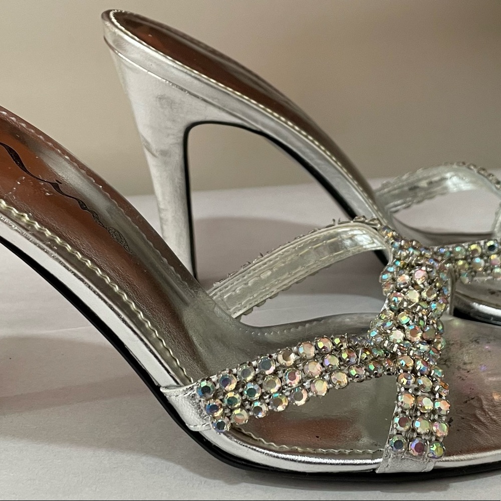 Nina’s Rhinestone Heel Sandals - Picture 11 of 14